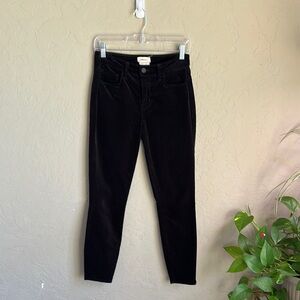 L’Agence Black velvet‎  Pants size 26